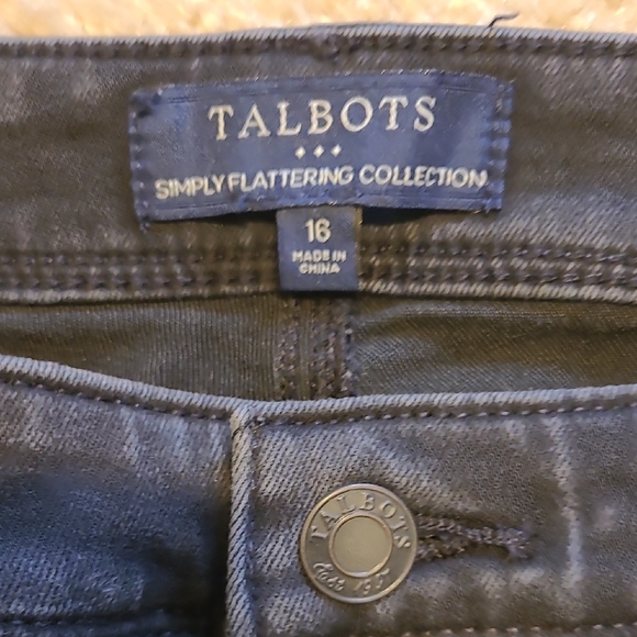 Talbots Women's Black Straight-Leg Jeans - Picture 3 of 5